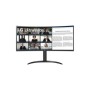 Monitor LG 34" 34WR55QK-B.AEU, Curvature: 1800R, Diagonal (inch): 34, Diagonal (cm): 86, Aspect ratio: 21:9, Panel: VA, Resoluti