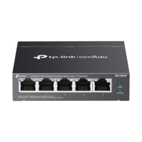 Omada 5-Port Gigabit Desktop Switch with  4-Port PoE+ PORT: 4× Gigabit PoE+ Ports, 1× Gigabit Non-PoE Port SPEC: 802.3af/at, 65 