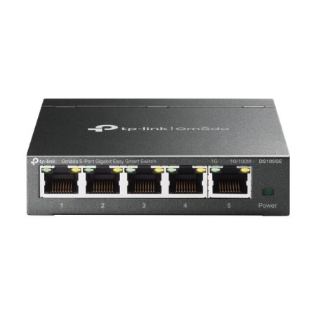 Omada 5-Port Gigabit Easy Smart Switch PORT: 5× Gigabit RJ45 Ports SPEC: Desktop Steel Case FEATURE: MTU/Port/Tag-based VLAN, Qo