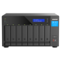 NAS QNAP H874 8-Bay, CPU Intel® Core™ i7 12-core 20-thread Processor, RAM 32GB (2x 16GB) DDR4 SODIMM (Max. 64GB), 8 x 2.5"/3.5" 