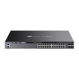 TP-Link Switch 24 porturi, Management L3, POE+, 4 porturi 10G SFP,Interfata: 24× 10/100/1000 Mbps PoE+ RJ45 Ports, 4× 10G SFP+, 