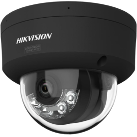 Camera de supraveghere IP Dome 8MP Smart Hybrid Light with ColorVu Hikvision DS-2CD2147G3-LIS2UY(2.8MM)/BK, lentila fixa 2.8mm, 