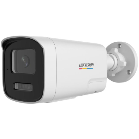 Camera de supraveghere IP Bullet 4MP ColorVu 3.0 Hikvision DS-2CD1T47G3H-LIUF/SL(2.8MM), lentila fixa 2.8mm, iluminare: Color: 0