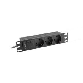 Unitate distributie alimentare PDU 10", 1U, 10A, 3 prize , negru, C14