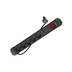 Prelungitor cu protectie la supratensiune SP1, 5 prize , negru