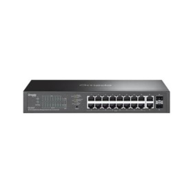 Omada 20-Port Switch ES220GP, • 16× 10/100/1000 Mbps PoE+ RJ45 Ports (support 802.3at PoE+ and 802.3af PoE)• 2× 10/100/1000 Mbps