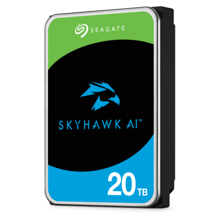 HDD Video Surveillance SEAGATE SkyHawk AI 20TB CMR, 3.5", 512MB, SATA, Rescue Services 3 ani, TBW: 550