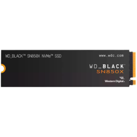 SSD WD_BLACK SN850X 8TB M.2 2280 PCIe Gen4 x4 NVMe, Read/Write: 7200/6600 MBps, IOPS 1200K/1200K, TBW: 4800, powered by SanDisk