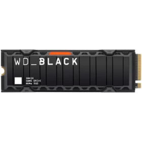 SSD WD_BLACK SN8100 HeatSink 4TB M.2 2280 PCIe Gen5 x4 NVMe, Read/Write: 14900/14000 MBps, IOPS 2300K/2400K, TBW: 2400, powered 