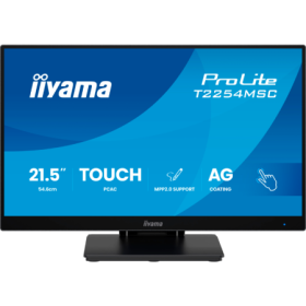 Iiyama ProLite T2254MSC-B2AG - LED monitor 22 inch 21.5 inch viewable touchscreen 1920 x 1080 Full HD 1080p 100 Hz IPS 300 cd m2