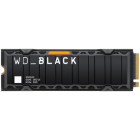SSD WD_BLACK SN850X HeatSink 1TB M.2 2280 PCIe Gen4 x4 NVMe, Read/Write: 7300/6300 MBps, IOPS 800K/1100K, TBW: 600, powered by S