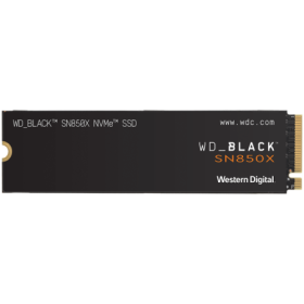 SSD WD_BLACK SN850X 1TB M.2 2280 PCIe Gen4 x4 NVMe, Read/Write: 7300/6300 MBps, IOPS 800K/1100K, TBW: 600, powered by SanDisk