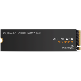 SSD WD_BLACK SN8100 1TB M.2 2280 PCIe Gen5 x4 NVMe, Read/Write: 14900/11000 MBps, IOPS 1600K/2400K, TBW: 600, powered by SanDisk