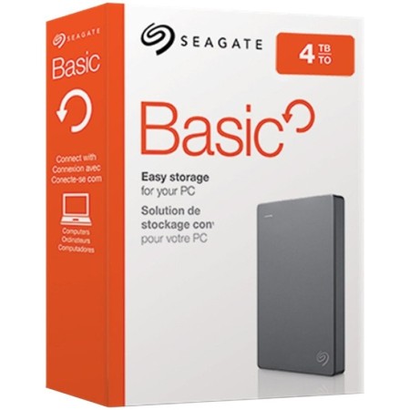 HDD Extern SEAGATE Basic Portable Drive 4TB, 2.5'', USB 3.0, 270g