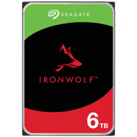 HDD NAS SEAGATE IronWolf 6TB CMR, 3.5", 256MB, 5400RPM, SATA, Rescue Services 3 ani, TBW: 180