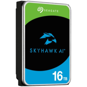 HDD Video Surveillance SEAGATE SkyHawk AI 16TB CMR, 3.5", 512MB, SATA, Rescue Services 3 ani, TBW: 550
