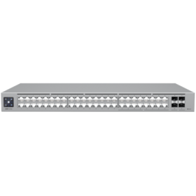 Ubiquiti 48-port, Layer 3 Etherlighting switch with 2.5 GbE, 16x 2.5 GbE RJ45 ports, 32x  GbE RJ45 ports, 4x 10G SFP+ ports