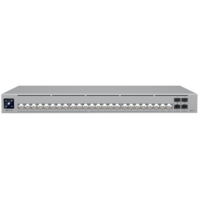 Ubiquiti Layer 3 Etherlighting USW-PRO-HD-24-POE-EU (22) 2.5 GbE, (2) 10 GbE PoE++ ports, (4) 10G SFP+ ports, DC power backup re