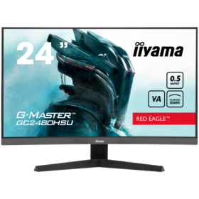 IIYAMA Monitor LED GC2480HSU-B1 23.6" VA Curved 1920 x 1080 180Hz 300 cd/m 3000:1 HDMI DP USB HUB Tilt