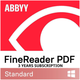 ABBYY FineReader PDF Standard, Single User License (ESD), Subscription, 3y