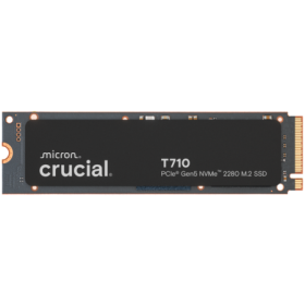 CRUCIAL T710 4TB PCIe Gen5 NVMe M.2 2280 SSD up to 14500 MB/s read and 13800 MB/s write