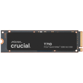 CRUCIAL T710 2TB PCIe Gen5 NVMe M.2 2280 SSD up to 14500 MB/s read and 13800 MB/s write