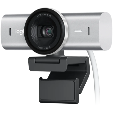 LOGITECH MX Brio 4K Ultra HD Webcam - PALE GREY - 2.4GHZ - EMEA28-935 - B2C