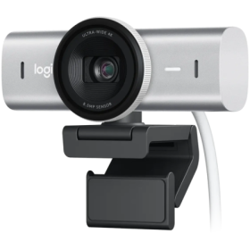 LOGITECH MX Brio 4K Ultra HD Webcam - PALE GREY - 2.4GHZ - EMEA28-935 - B2C