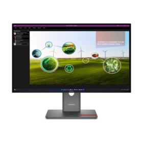 Monitor  Lenovo ThinkVision P27Q-40 27"IPS, QHD (2560x1440), 16:9, Brightness: 350 cd/m², Contrast ratio: 1500:1, Response time: