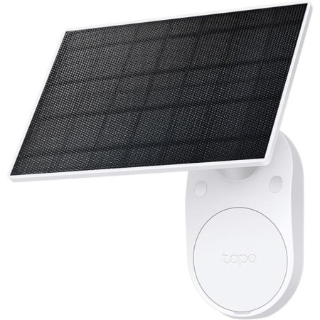 Tapo Solar Panel SPEC: 5.2V 2.5W FEATURE: Type-C Charging Port, Non-Stop Power,  Flexible Solar Installation, Works with Tapo Ba