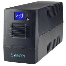 UPS Spacer Line Int. cu management, LCD, 2000VA/ 1200W, AVR, 4 x socket Schuko, display LCD, 2 x baterie 12V/9Ah, conector USB, 