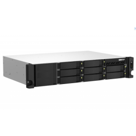 NAS QNAP 873AEU 8-Bay, CPU AMD Ryzen V1000 series V1500B 4C/8T 2.2 GHz, RAM 4GB (1x4GB) DDR4 SODIMM  (max. 64GB total, optional 