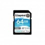 Card de Memorie SDXC Kingston Canvas GO Plus, 64GB, Class 10