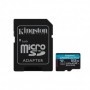 Card de Memorie MicroSDXC Kingston Canvas GO Plus, 512GB, Adaptor SD, Class 10