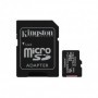 Card de Memorie MicroSDXC Kingston Select Plus, 256GB, Adaptor SD, Class 10