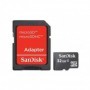 Card de Memorie MicroSDHC SanDisk 32GB, Adaptor SD, Class 4