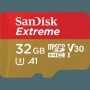Card de Memorie MicroSDHC SanDisk Extreme, 32GB, Adaptor SD, Class 10