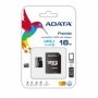 Card de Memorie MicroSDHC Adata Premier, 16GB, Adaptor SD, Class 10