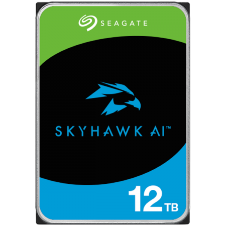 HDD Video Surveillance SEAGATE SkyHawk AI 12TB CMR, 3.5", 512MB, SATA, Rescue Services 3 ani, TBW: 550