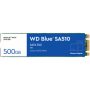 SSD WD Blue SA510 500GB SATA, M.2 2280, Read/Write: 560/510 MBps, IOPS 90K/82K, TBW: 200