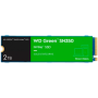 SSD WD Green SN350 2TB M.2 2280 PCIe Gen3 x4 NVMe QLC, Read/Write: 3200/3000 MBps, IOPS 500K/450K, TBW: 100