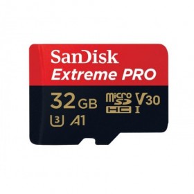 Card de Memorie MicroSDHC SanDisk Extreme Pro, 32GB, UHS-I, Class 10 + Adaptor