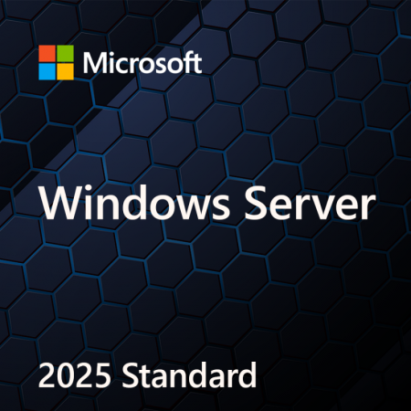 Windows Svr Std 2025 64Bit English 1pk DSP OEI DVD 16 Core