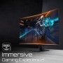Gigabyte Monitor gaming 32" GS32QC, Non-glare, Rezolutie: 2560 x 1440 (QHD), Luminozitate: 300 cd/m2 (TYP), Contrast: 3500:1, Un