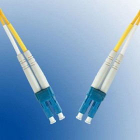 Patch cord optic LC-LC, conectori /PC(albastru) sau /APC(verde), fibra SM OS2 G652D/G657A1 tight bufer, diametru cablu 2-3mm, Du