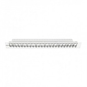 Patchpanel 19" 24 porturi(SFA)(SFB) goale,1UH,RAL7035,scurt