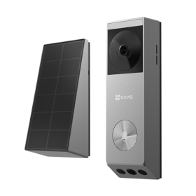 Sonerie video wireless EZVIZ EP3X PRO 1080p, sonerie alimentata cu baterii, comunicare bidirectionala si vedere nocturna, rezist