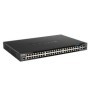 Switch D-Link DGS-1520-52MP, 48 porturi Gigabit, 2 porturi SFP+, Capacity 80Gbps, 16K MAC, 17" Rackmount, 1*fan