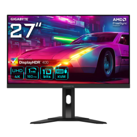 Monitor Gaming Gigabyte M27UA, Panel Size: 27 inch, Panel Backlight/ Type: EDGE, Display Surface: Non-glare type, Color Saturati
