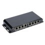 Extralink KRATOS  PoE Switch  7x Gigabit PoE 1x Uplink RJ45 Power Supply 24V 2.5A 60W